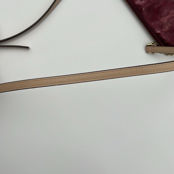 Michael Kors Saffiano Patent Leather Monogram Bag - Picture 8 of 12